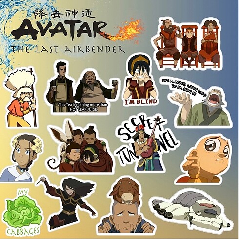 Avatar sticker seti