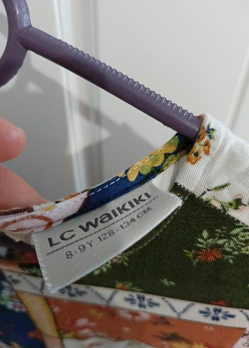 LC Waikiki Çiçek Desenli Bohem Midi çocuk Elbise