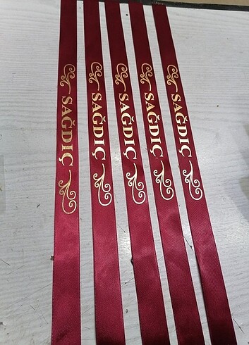 Beden Bordo Sağdıç kurdelası 5 adet 
