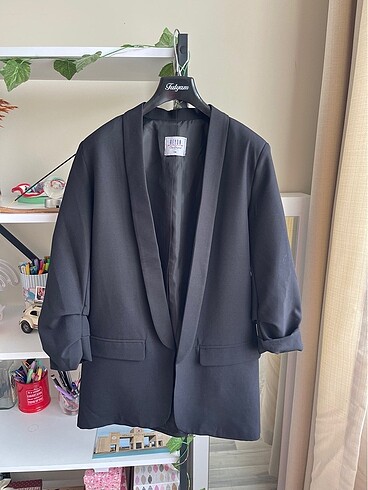 Siyah Kadın Blazer Ceket