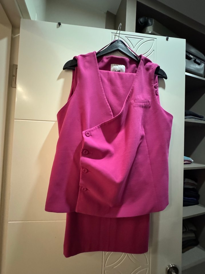 Pembe Drapeli Kolsuz Takım - Görsel 4