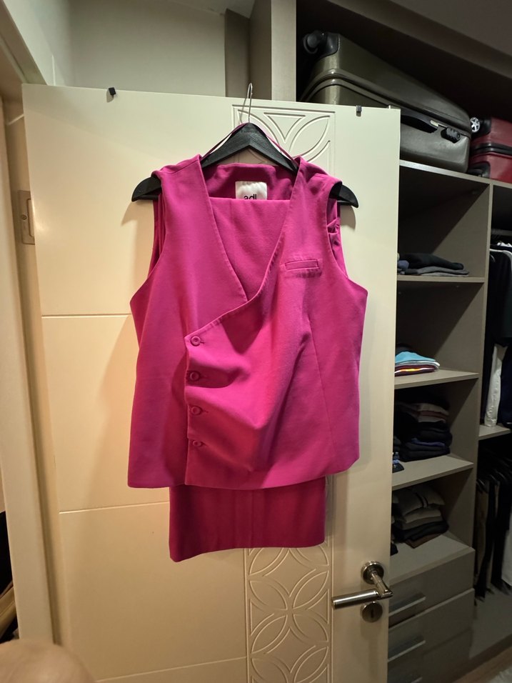 Pembe Drapeli Kolsuz Takım - Görsel 3