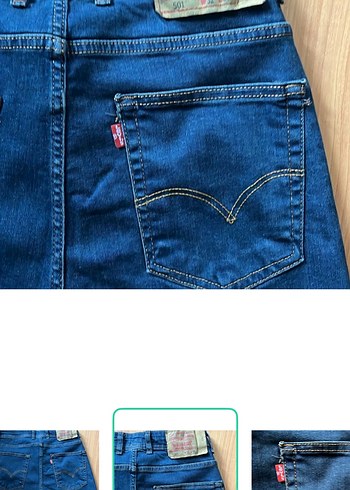 Levis Mavi Denim Jean