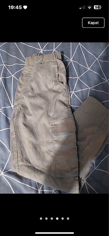 s Beden bej kargo pantalon
