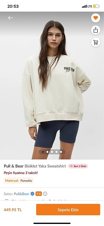 pull and bear sweat