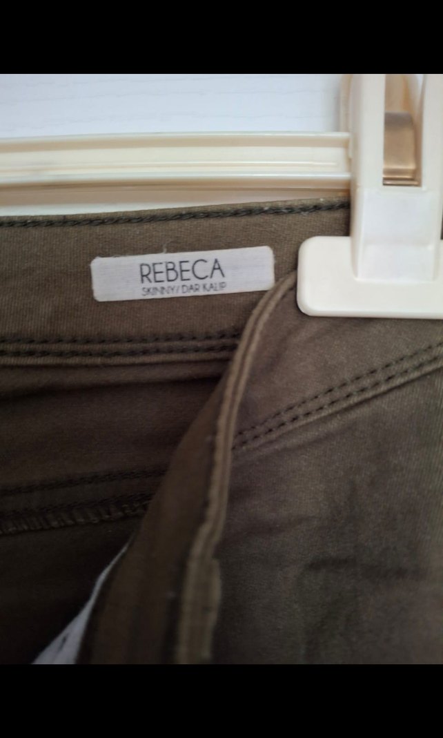 gri Kadın Denim Pantolon - Görsel 3