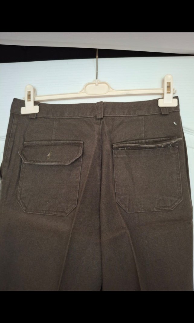 Kemerli Erkek Kanvas Pantolon - Görsel 3