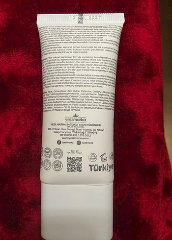 Yeşilmarka Leke Karşıtı 50+ SPF Güneş Kremi - Görsel 2