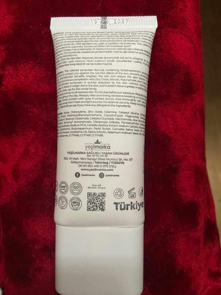 Yeşilmarka Leke Karşıtı 50+ SPF Güneş Kremi - Görsel 2