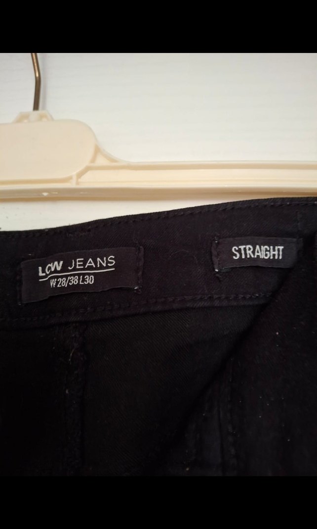 Siyah Kemerli Kadın Denim Pantolon - Görsel 3