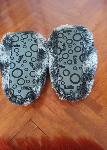 Leopar Desenli Kız  Sıcak Terlik - Görsel 3