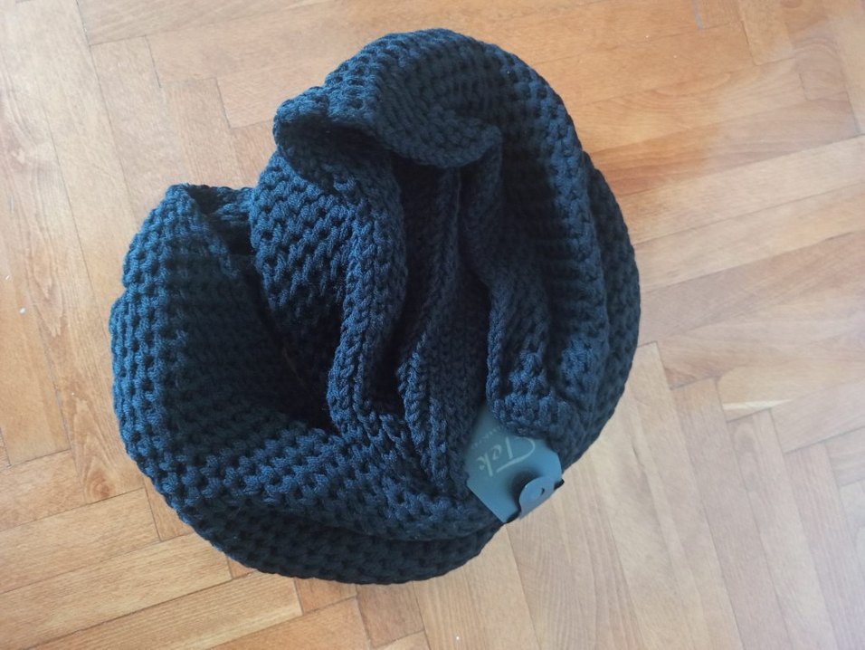 atkı boyunluk- Koyu lacivert - Görsel 2