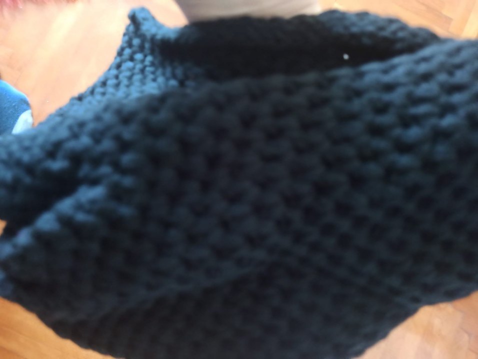 atkı boyunluk- Koyu lacivert - Görsel 3