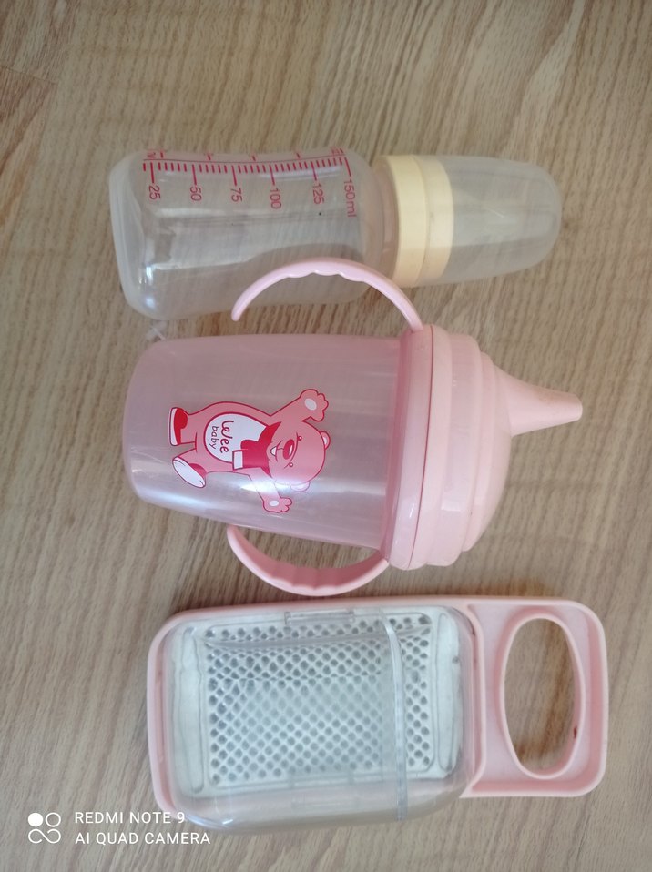 Pembe Bebek Suluk rende ve biberon - Görsel 2