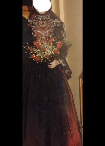 Bordo kına nişan elbisesi - Görsel 2