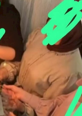 Diğer Nakışlı Kemerli Bej Uzun Elbise