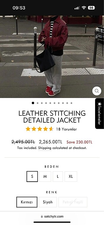 Zara vintage y2k deri ceket