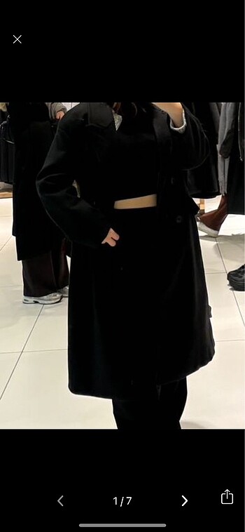 bershka siyah kaban