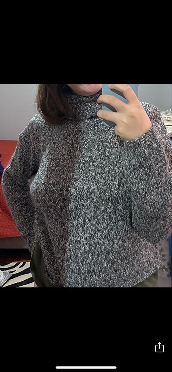 s Beden pull and bear kazak gri