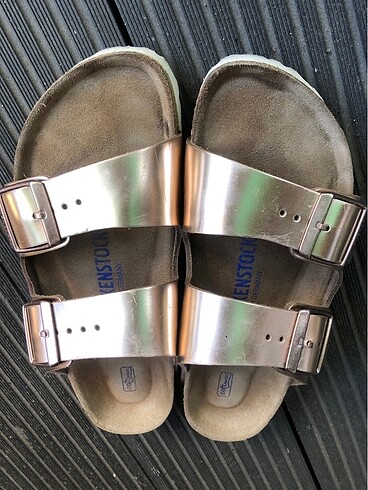 38 Beden Orijinal birkenstock bakır rengi 38 numara