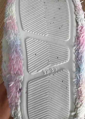 Kızlar için Peluş Unicorn Ev Terlikleri - Görsel 4