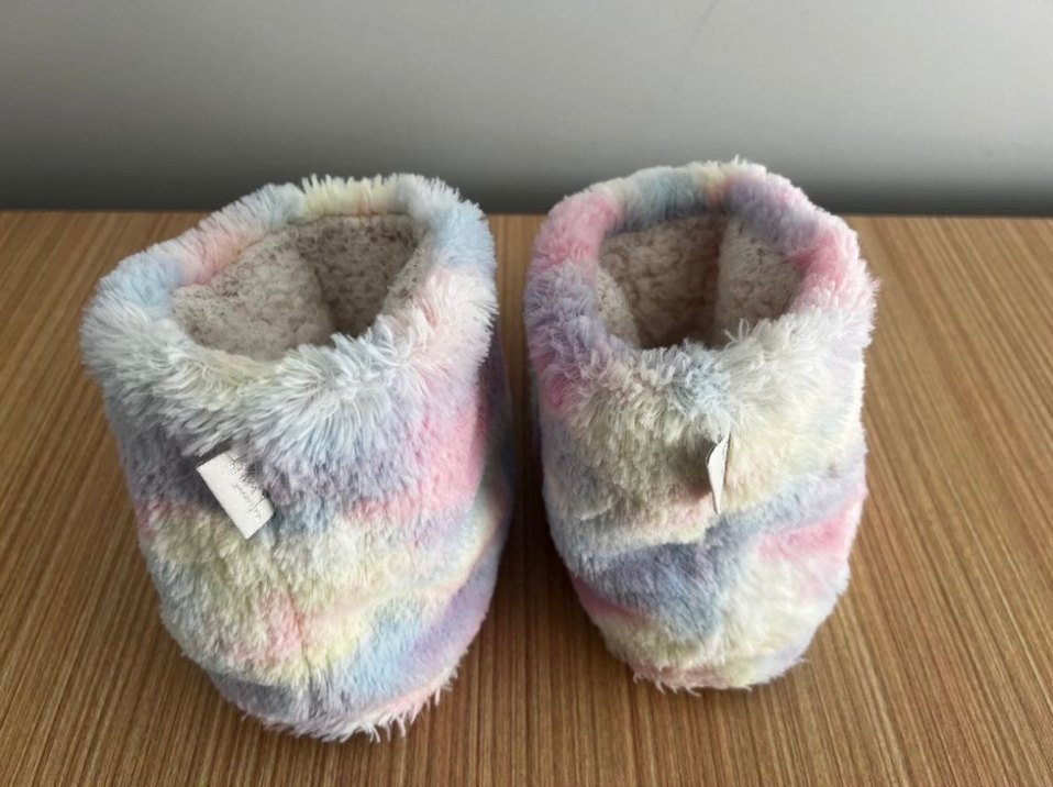 Kızlar için Peluş Unicorn Ev Terlikleri - Görsel 3