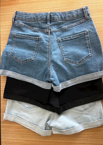 H&M H&M 3 lü kot şort