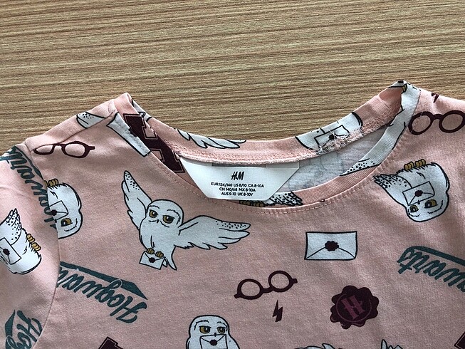 8 Yaş Beden çeşitli Renk H&M uzunkollu elbise 8/10 yaş
