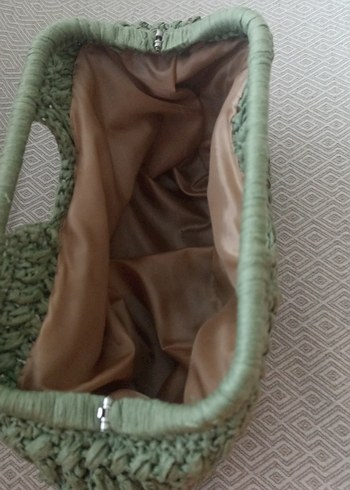 kağıt ip Yeşil Çanta - Görsel 2