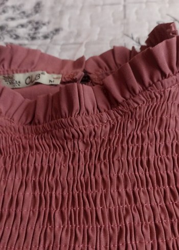 fırfırlı tunik bordo - Görsel 3