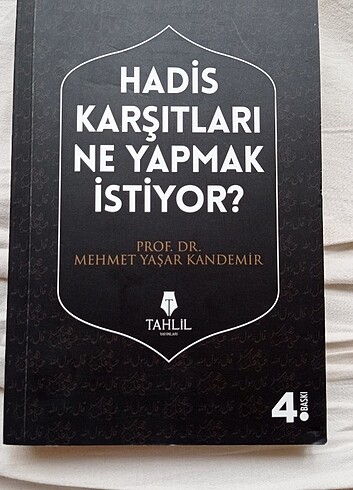 Hadis karşıtları ne yapmak istiyor mehmet yaşar kandemir 