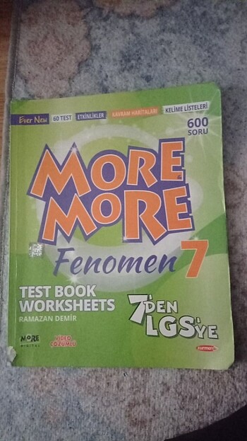 Moore more fenomen 7 sınıf ingilizce worksheets lgs 