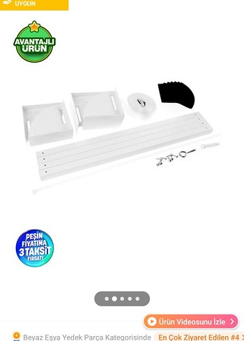 Beyaz Çamaşır ve Kurutma Makinesi Seti - Görsel 4