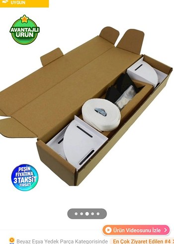 Beyaz Çamaşır ve Kurutma Makinesi Seti - Görsel 3