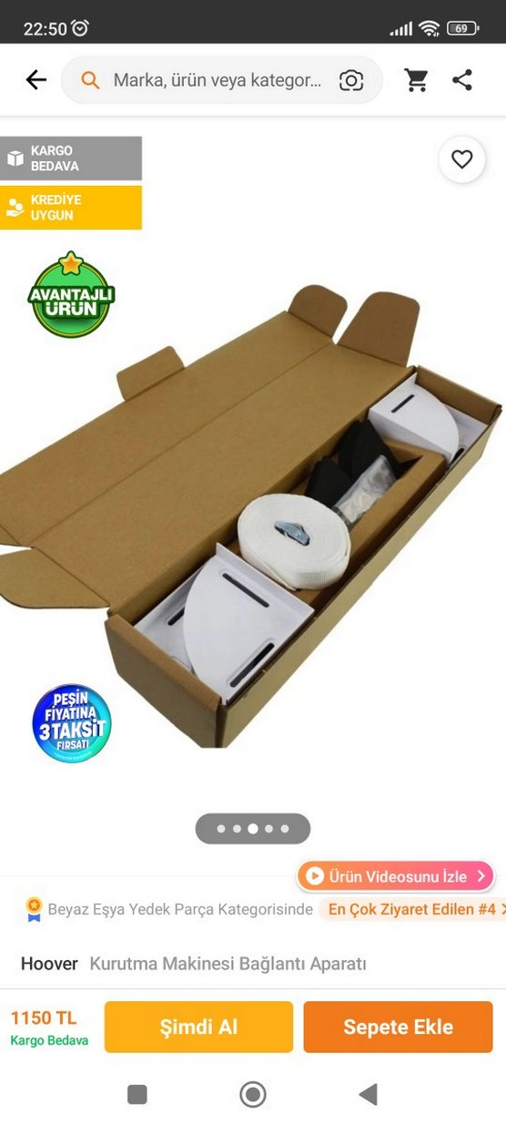 Beyaz Çamaşır ve Kurutma Makinesi Seti - Görsel 3