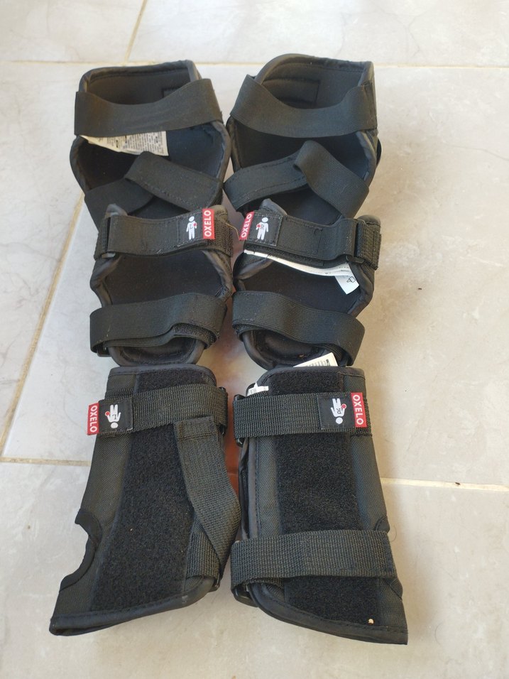 Siyah Kauçuk Motosiklet Diz Koruyucuları - Görsel 3