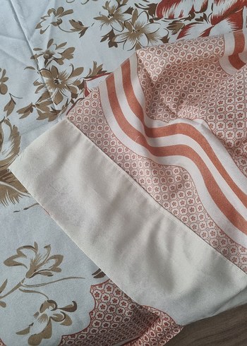 Bej Çiçek Desenli Perde - Görsel 7