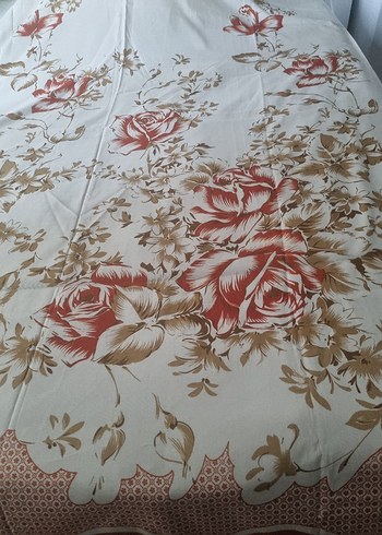 Bej Çiçek Desenli Perde - Görsel 6