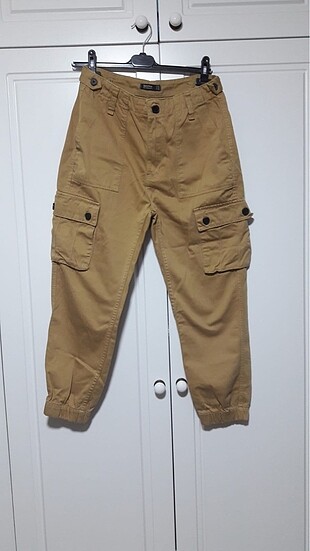 Bej Bershka Pantolon