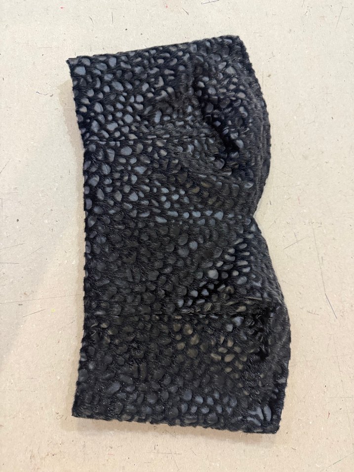 Kürk Detaylı Straplez Siyah Büstiyer - Görsel 3