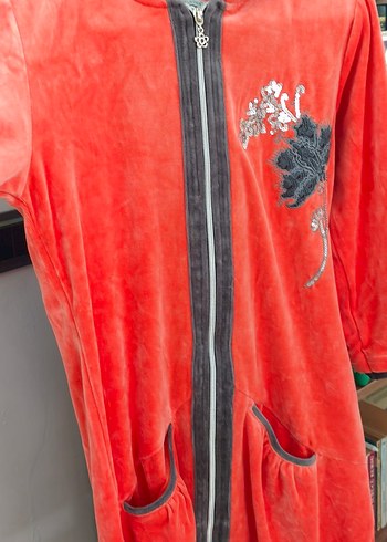 Bornoz Sabahlık kapüşonlu - Görsel 7