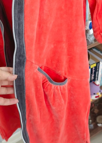 Bornoz Sabahlık kapüşonlu - Görsel 2