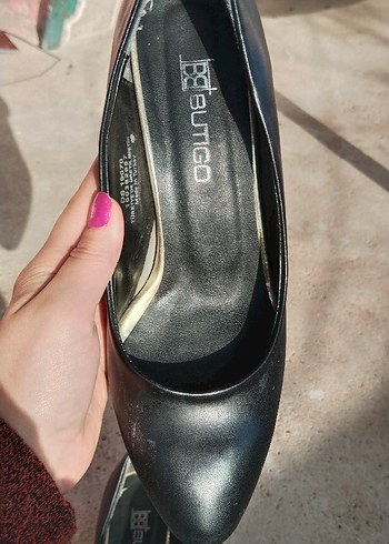Siyah Topuklu Kadın Stiletto - Görsel 8