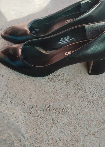 Siyah Topuklu Kadın Stiletto - Görsel 2