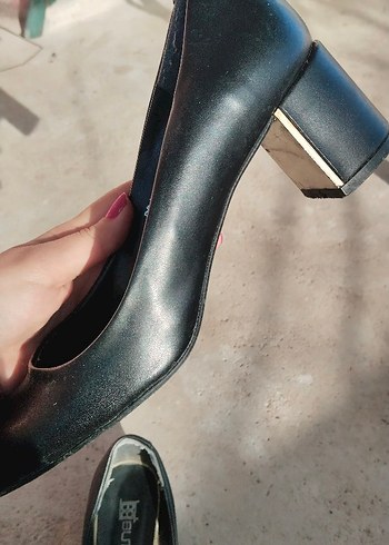 Siyah Topuklu Kadın Stiletto - Görsel 9