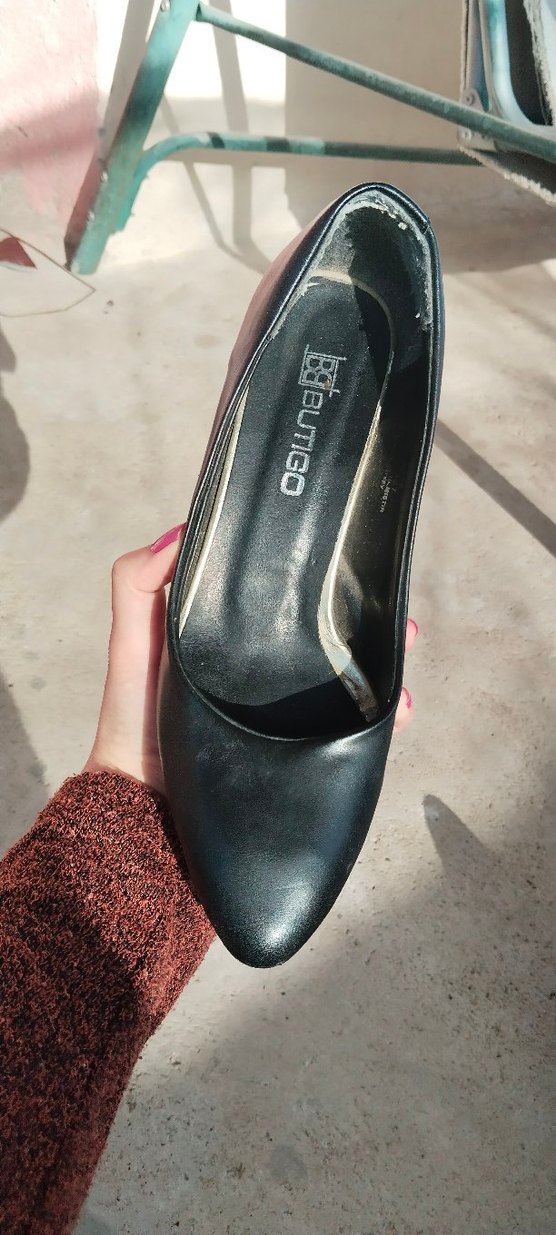 Siyah Topuklu Kadın Stiletto - Görsel 5
