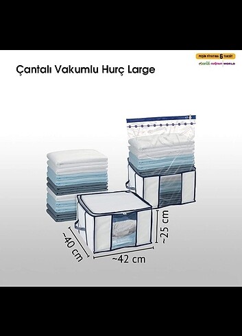 ÇANTALI VAKUMLU HURÇ LARGE