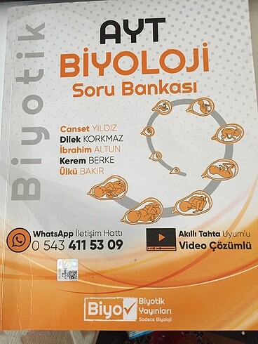 Biyoloji soru bankası ve fizik yayın denizi soru bankası