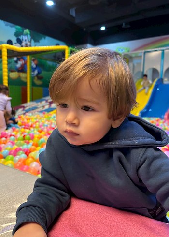 Zara Kapüşonlu Erkek Çocuk Lacivert Sweatshirt - Görsel 5