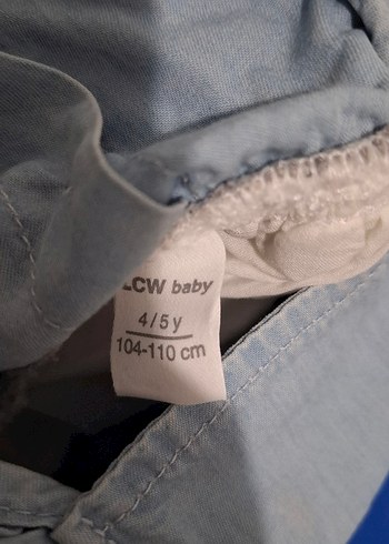 Kız Çocuk Denim Üst Beyaz Tül Etek Elbise - Görsel 3